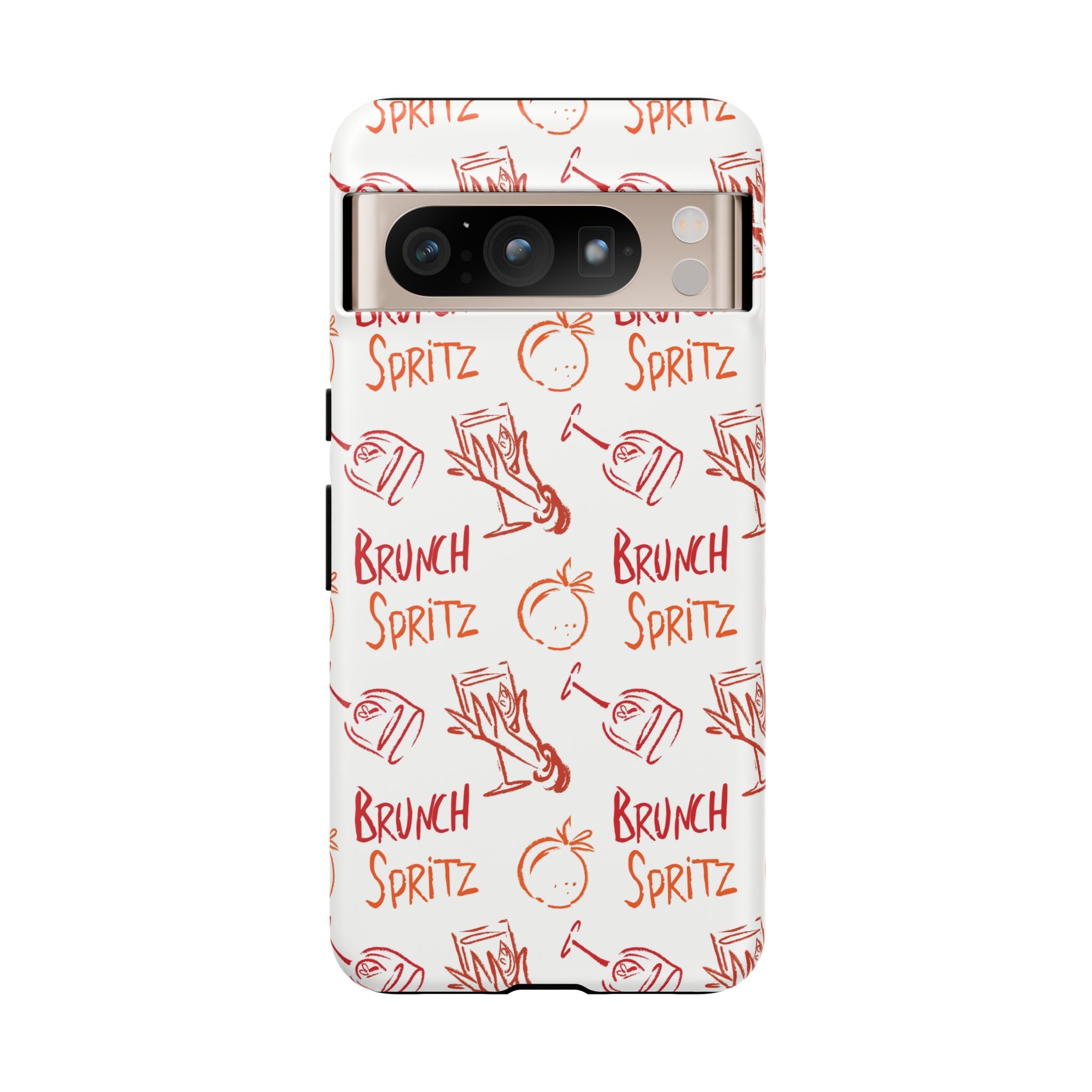 Brunch Spritz Phone Case — Red & Orange Aperol Inspired Design