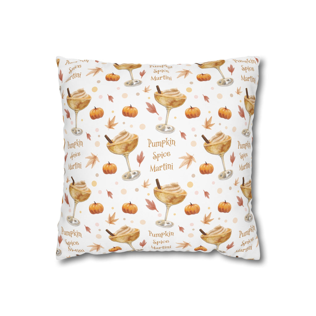 Pumpkin Spice Martini Pillowcase — White Pumpkin Collection Inspired Design