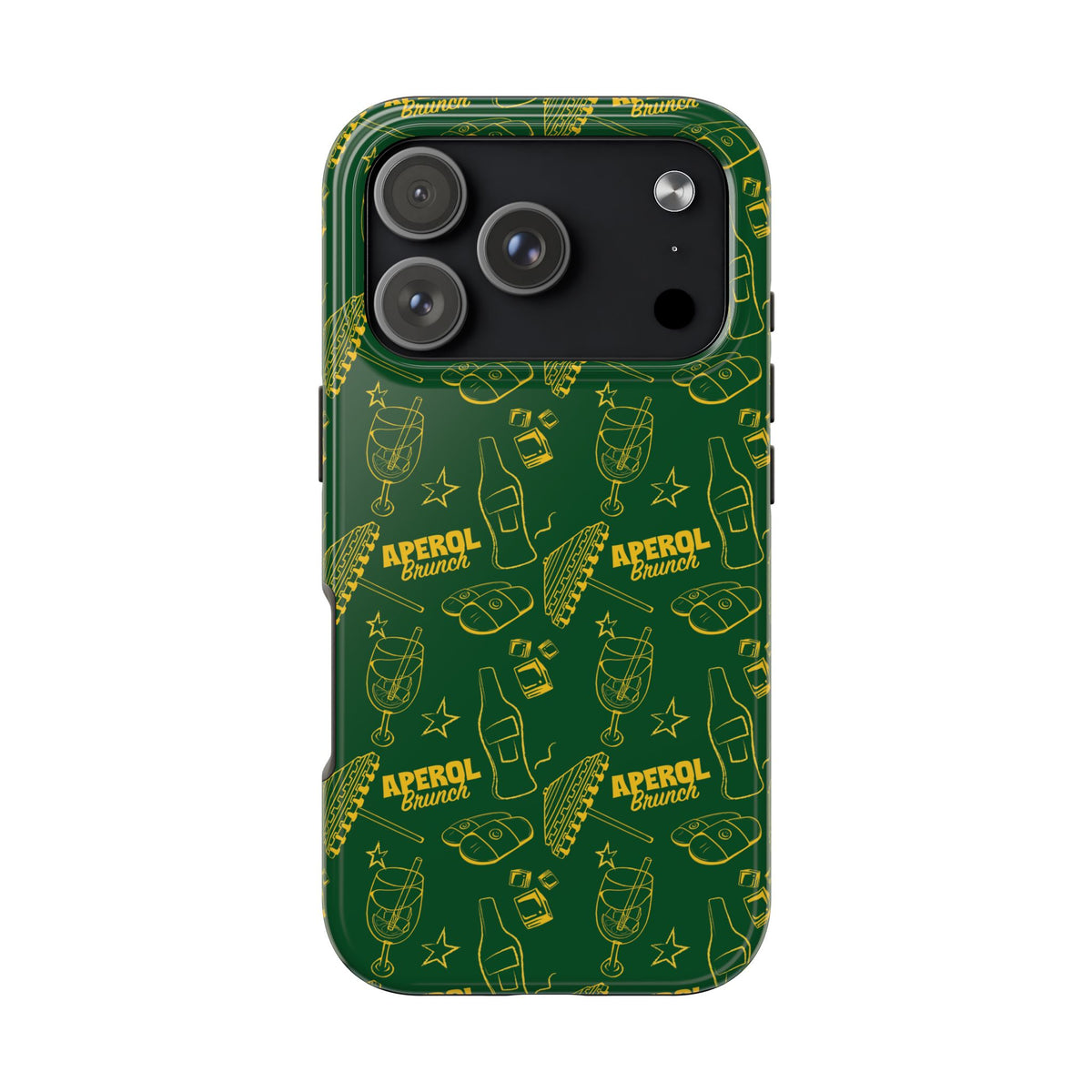 Aperol Brunch Tough Phone Case — Green Aperol Inspired Cover