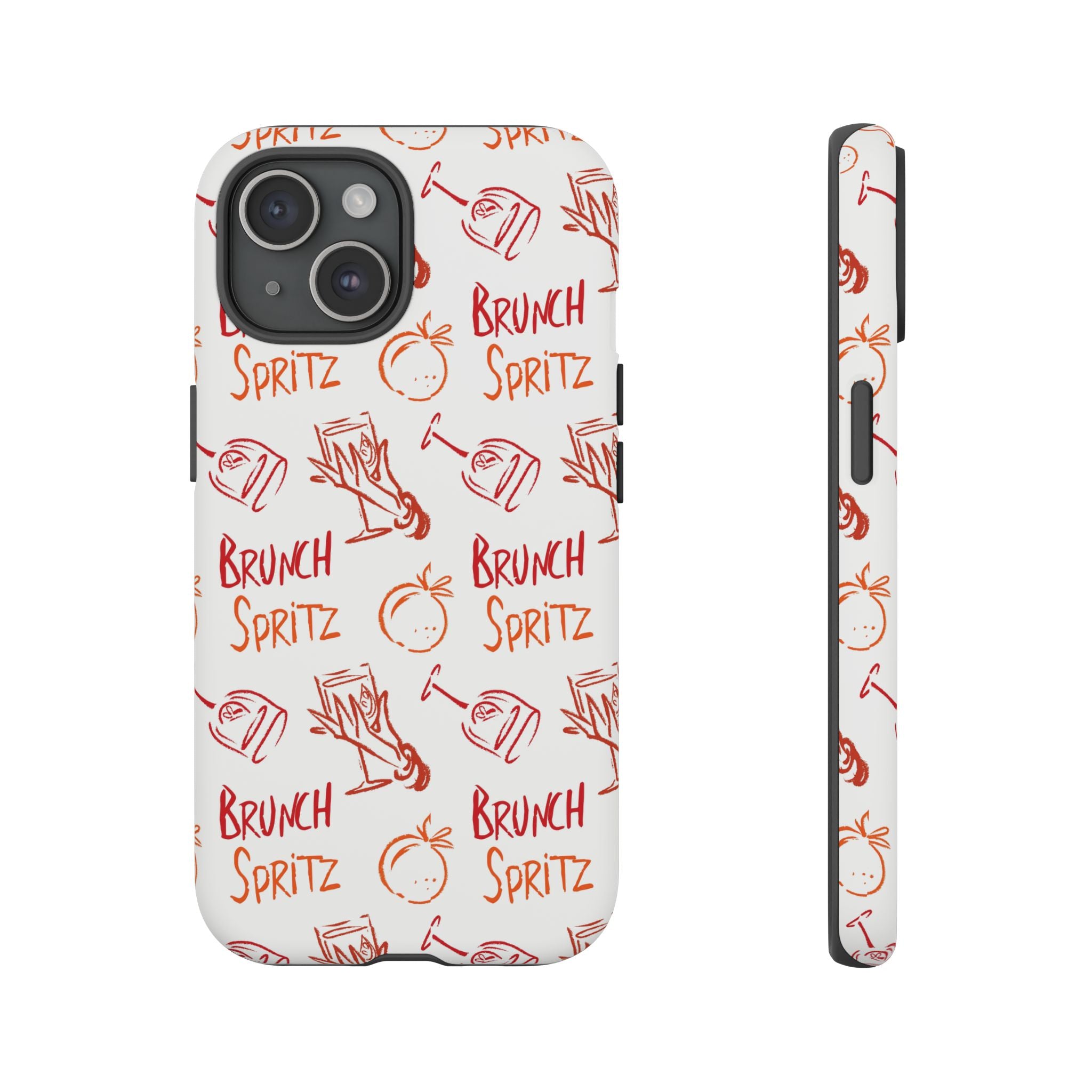 Brunch Spritz Phone Case — Red & Orange Aperol Inspired Design