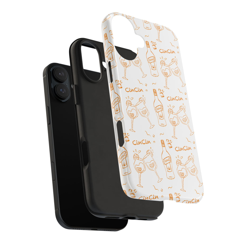 Cin Cin Spritz Tough Phone Case — White Cin Cin Brunch Collection Inspired Design