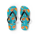 Aperol Spritz Flip Flops — Turquoise Spritz Collection Inspired Design