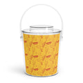 Aperol Brunch Ice Bucket with Tongs – Aperol Yellow Collection Inspired Design