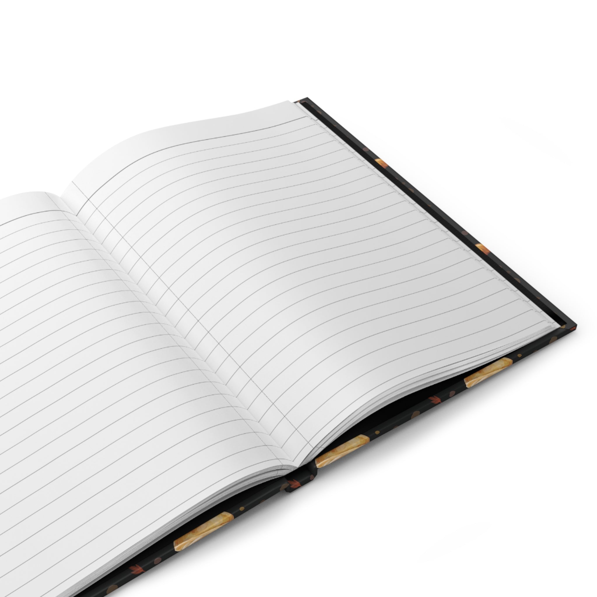 Pumpkin Spice Martini Hardcover Journal — Black Pumpkin Collection Inspired Design