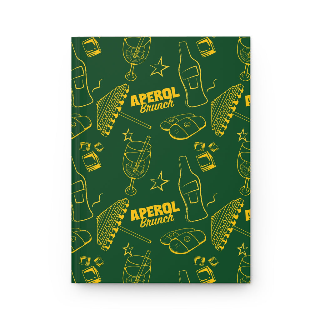 Aperol Brunch Hardcover Journal – Green Aperol Inspired Design