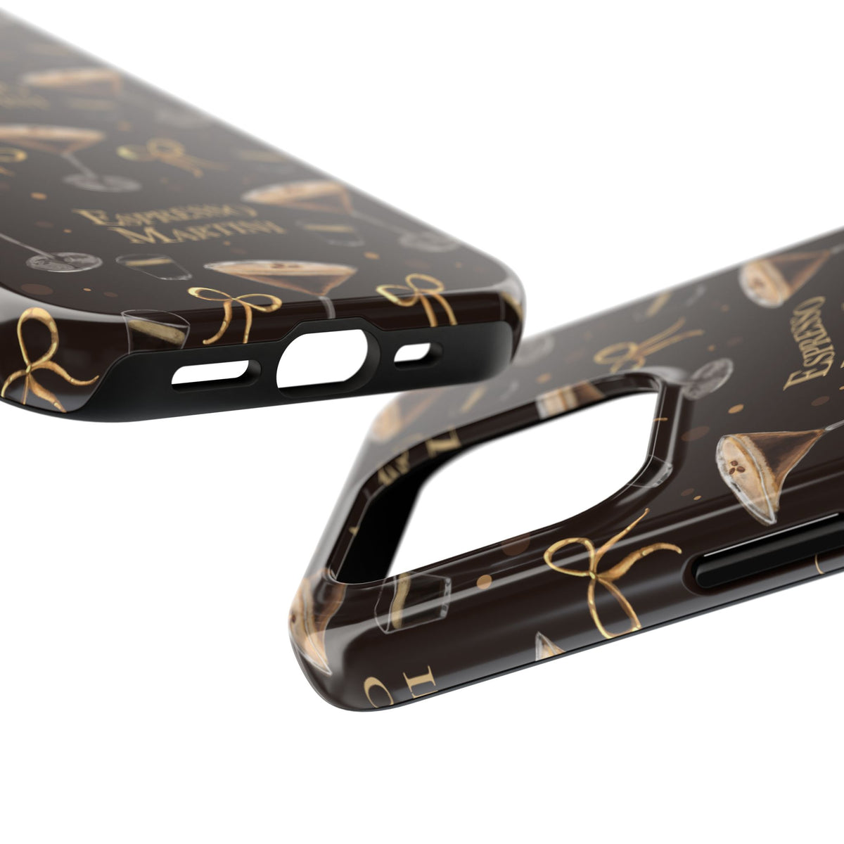 Espresso Martini Tough Phone Case — Dark Brown Espresso Collection Inspired Design
