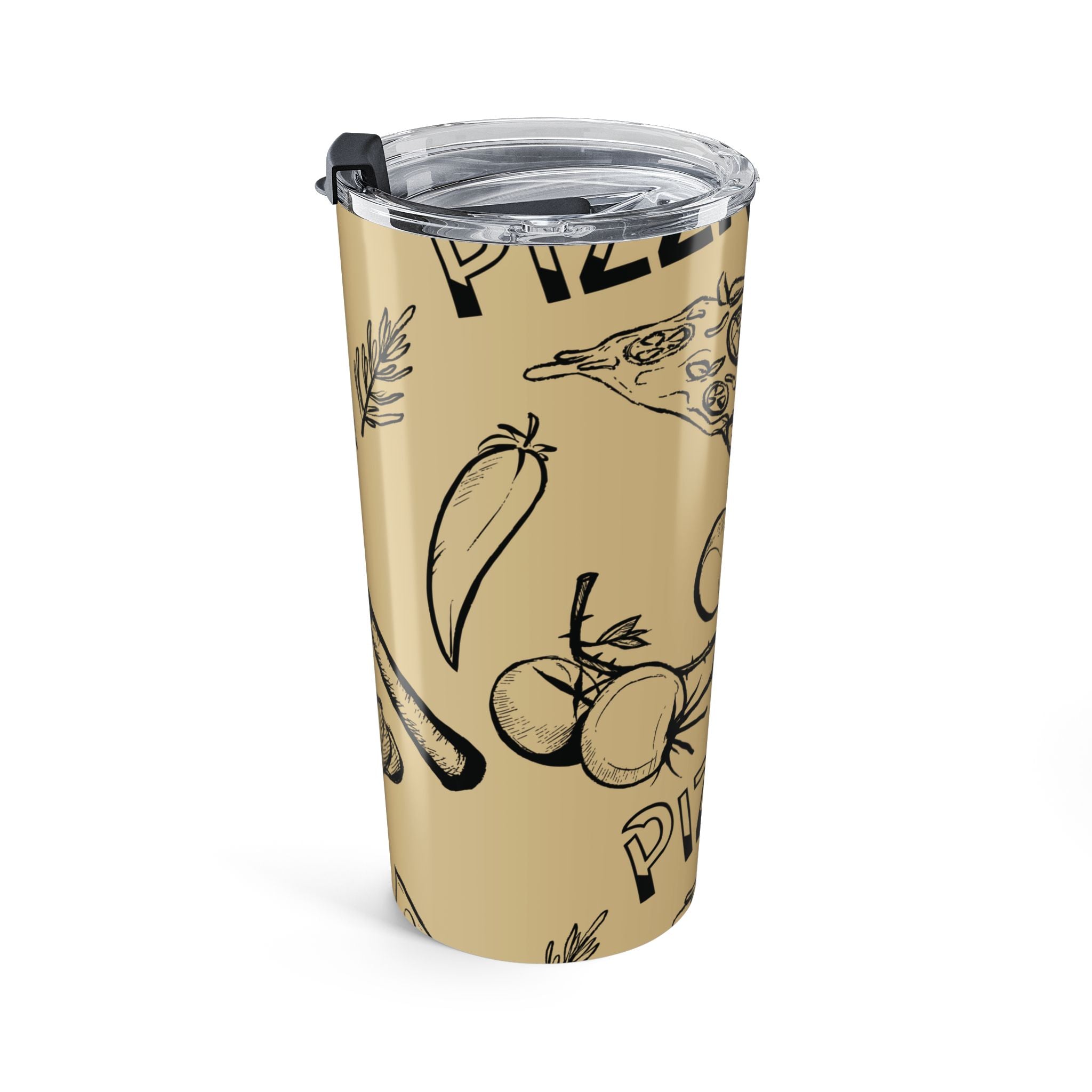 Pizza Doodle 20oz Tumbler - Italian Vibes Travel Mug