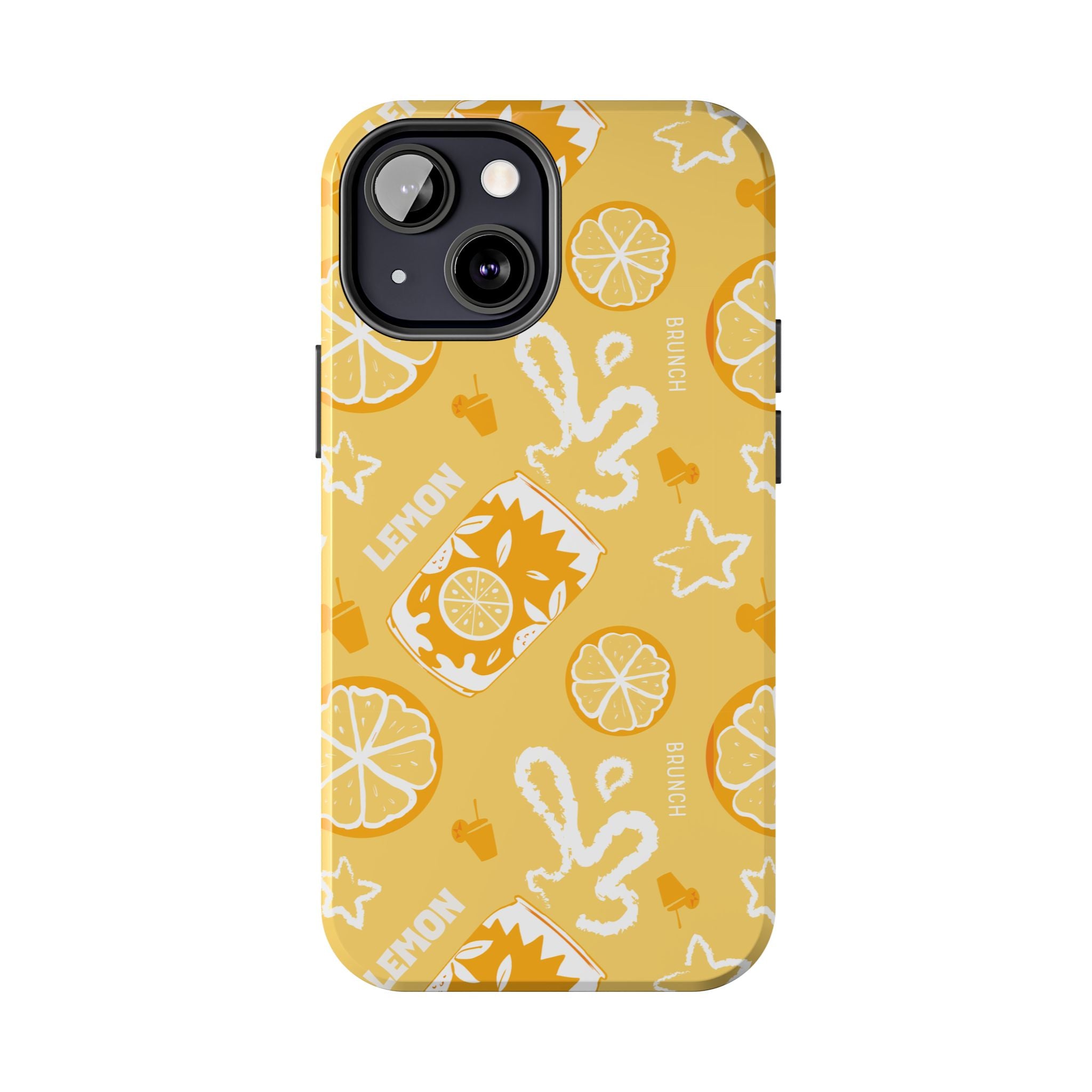 Lemon Brunch Tough Phone Case — Citrus Summer Pattern
