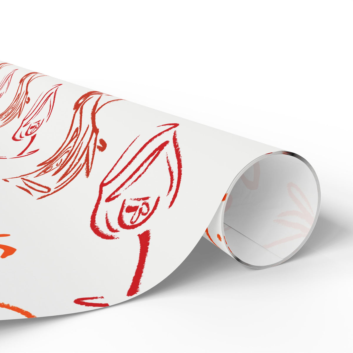Brunch Spritz Peel Wrapping Paper Roll — White Brunch Collection Inspired Design