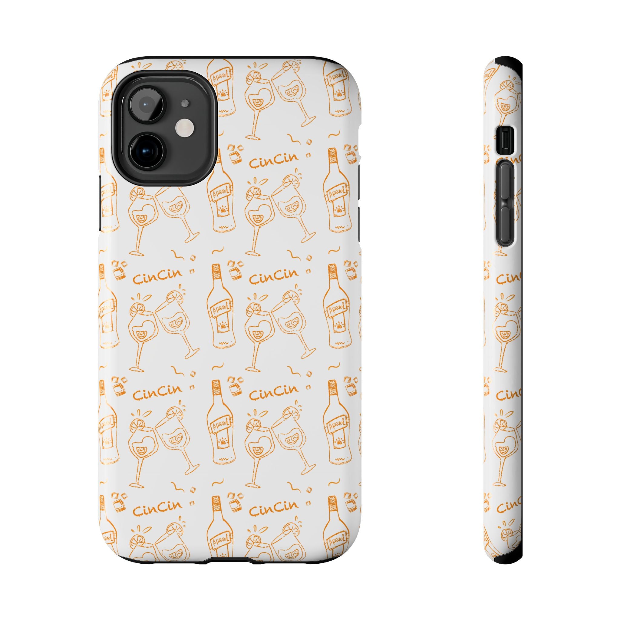 Cin Cin Spritz Tough Phone Case — Citrus Cocktail Pattern