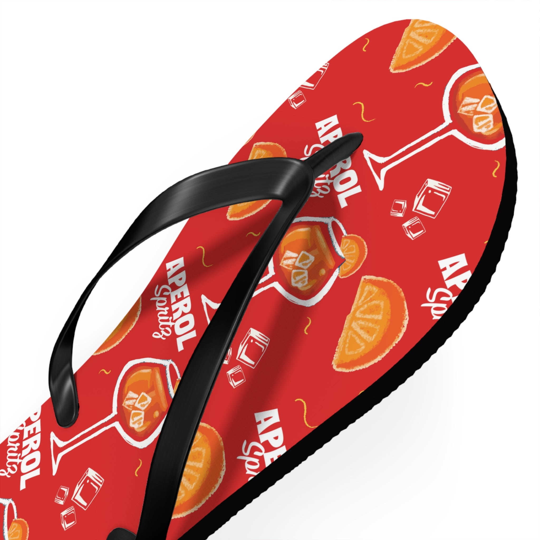 Aperol Spritz Flip Flops – Aperol Red Collection Inspired Design