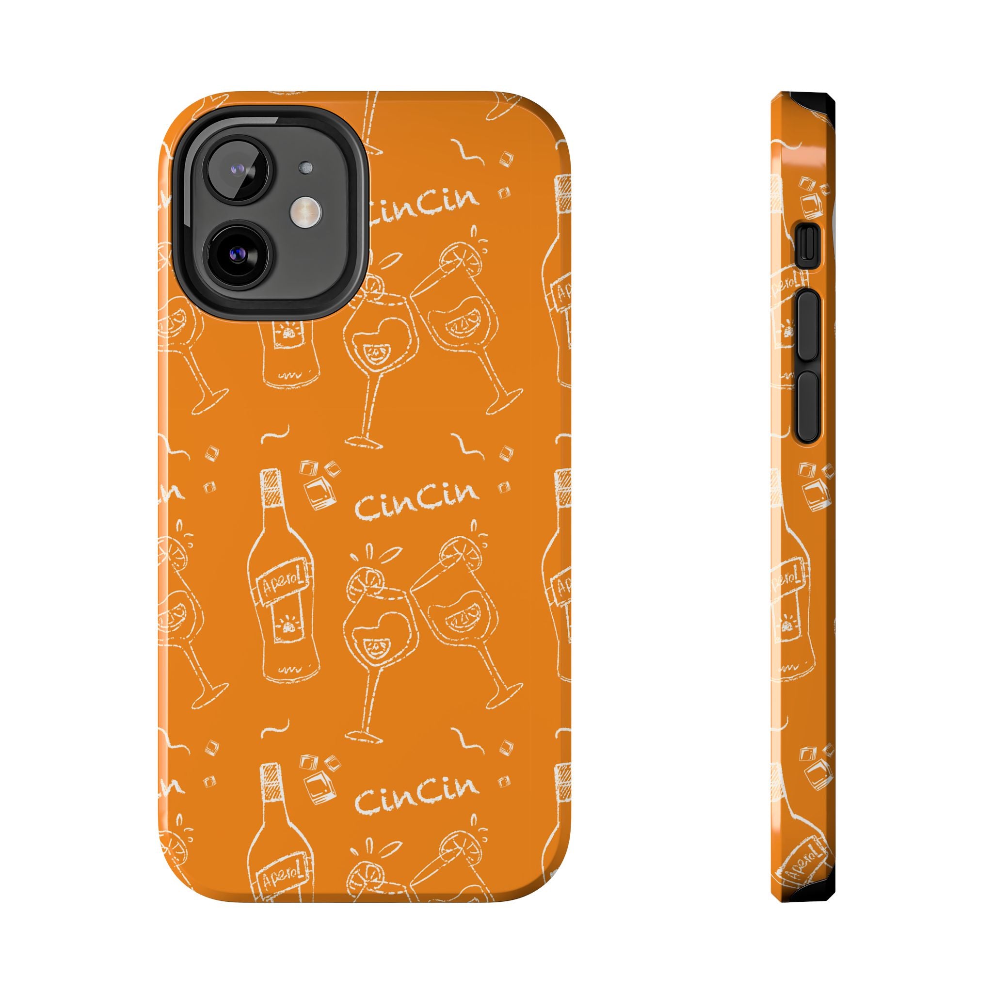Cin Cin Spritz Tough Phone Case — Orange Citrus Cocktail Pattern