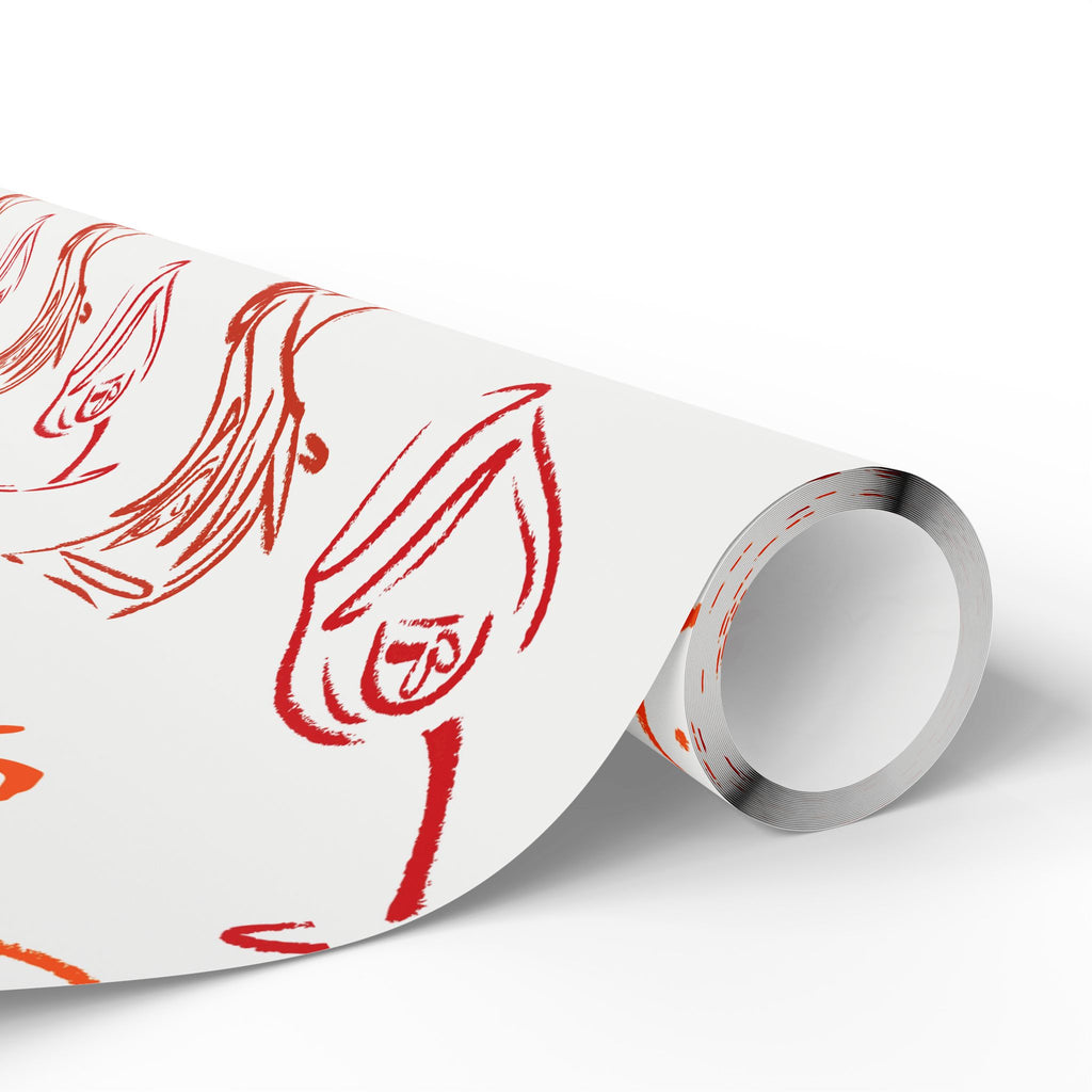 Brunch Spritz Peel Wrapping Paper Roll — White Brunch Collection Inspired Design