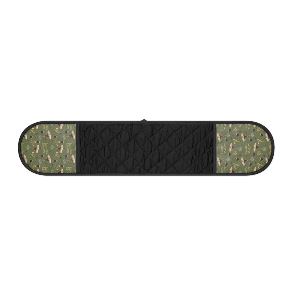 Espresso Martini Double Oven Mitt — Olive Green Espresso Collection Inspired Design