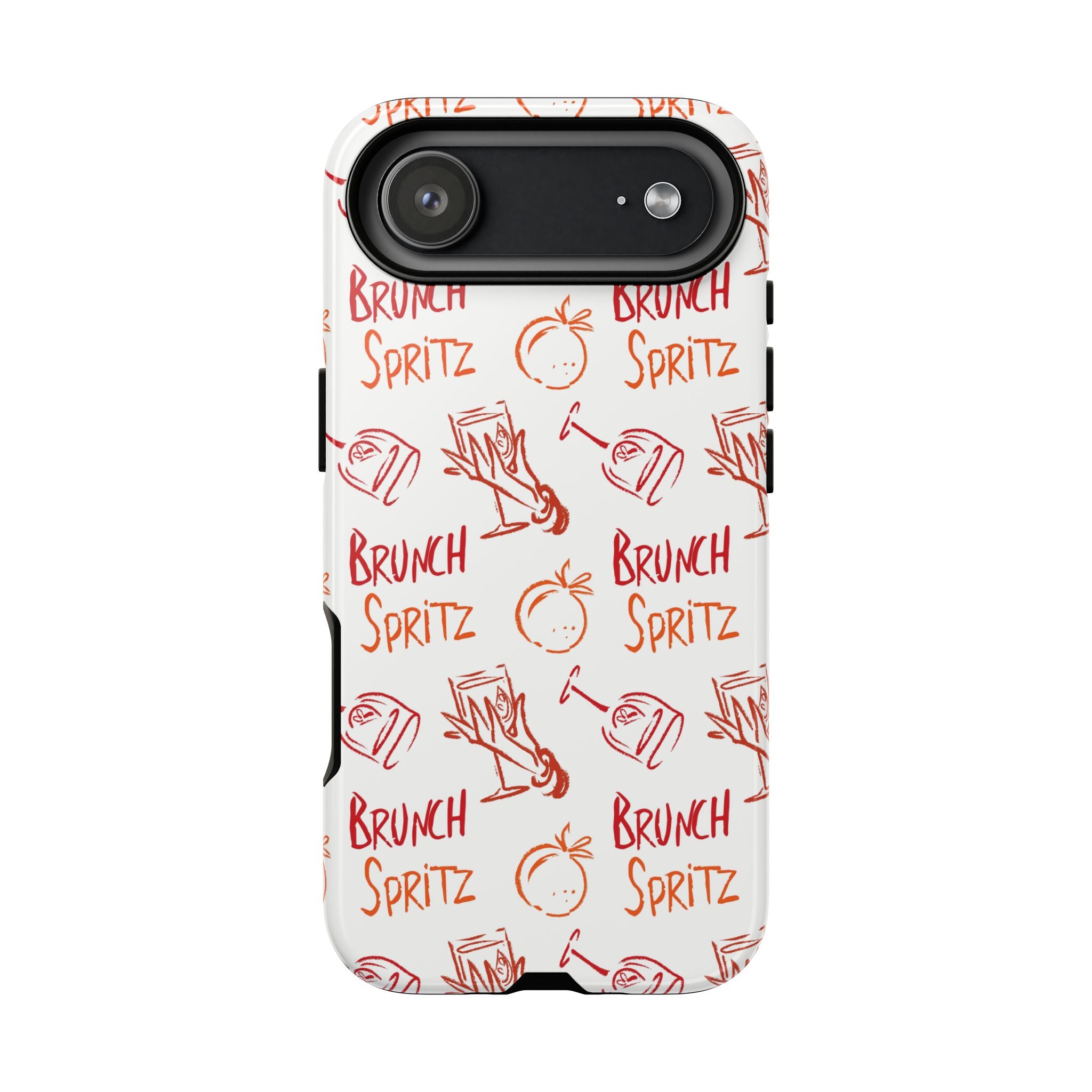Brunch Spritz Phone Case — Red & Orange Aperol Inspired Design