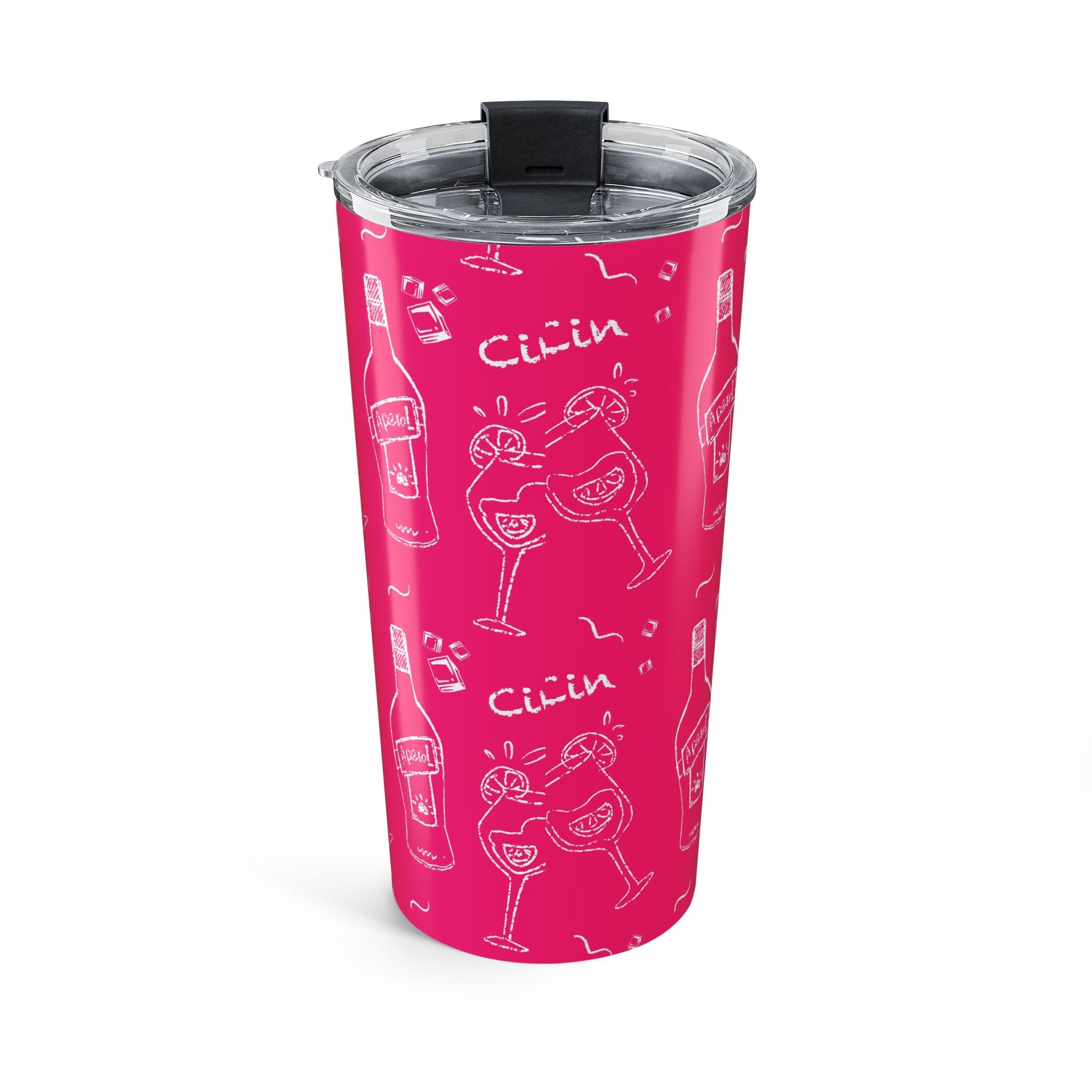 Cin Cin 20oz Tumbler - Pink Aperol Inspired Design