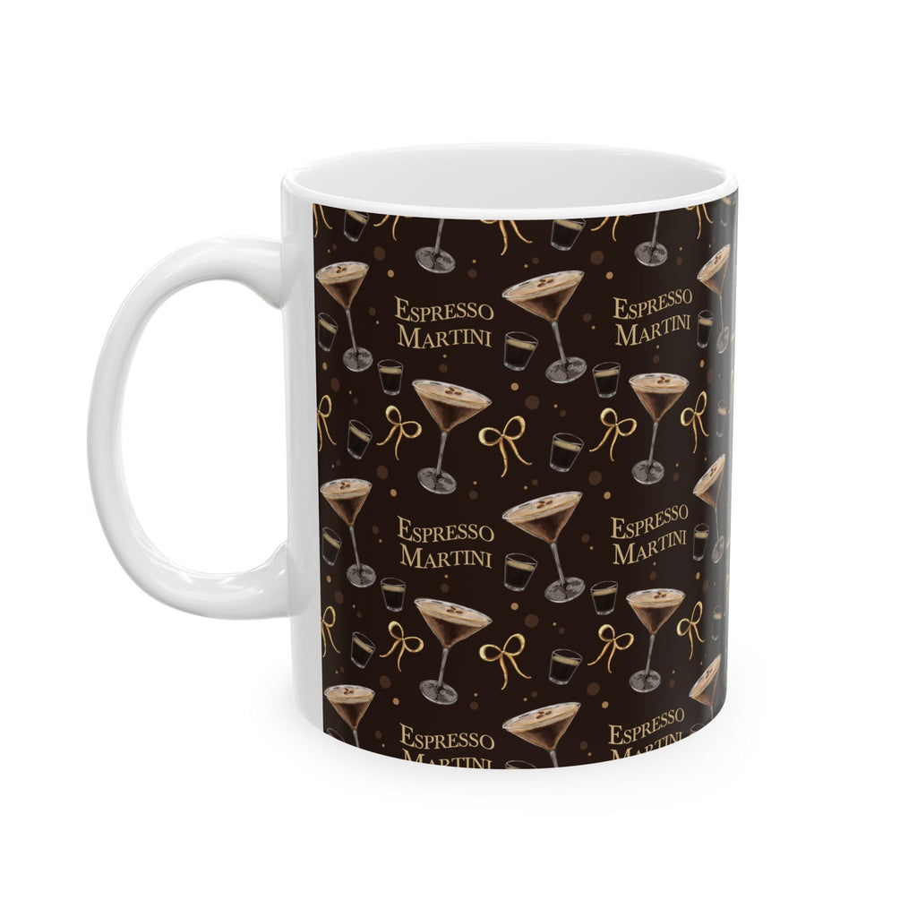 Espresso Martini 11oz Mug — Dark Brown Espresso Collection Inspired Design