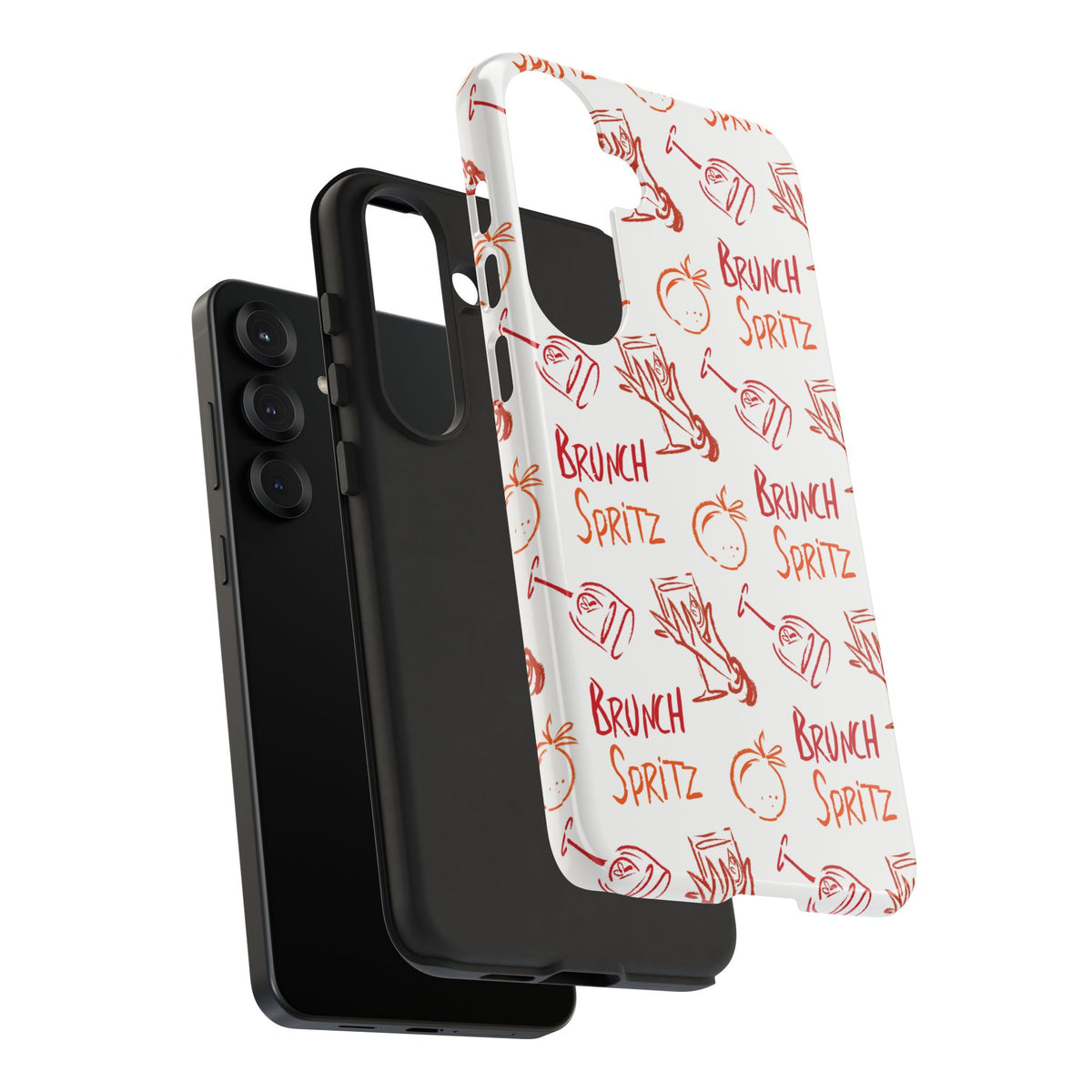 Brunch Spritz Phone Case — Red & Orange Aperol Inspired Design
