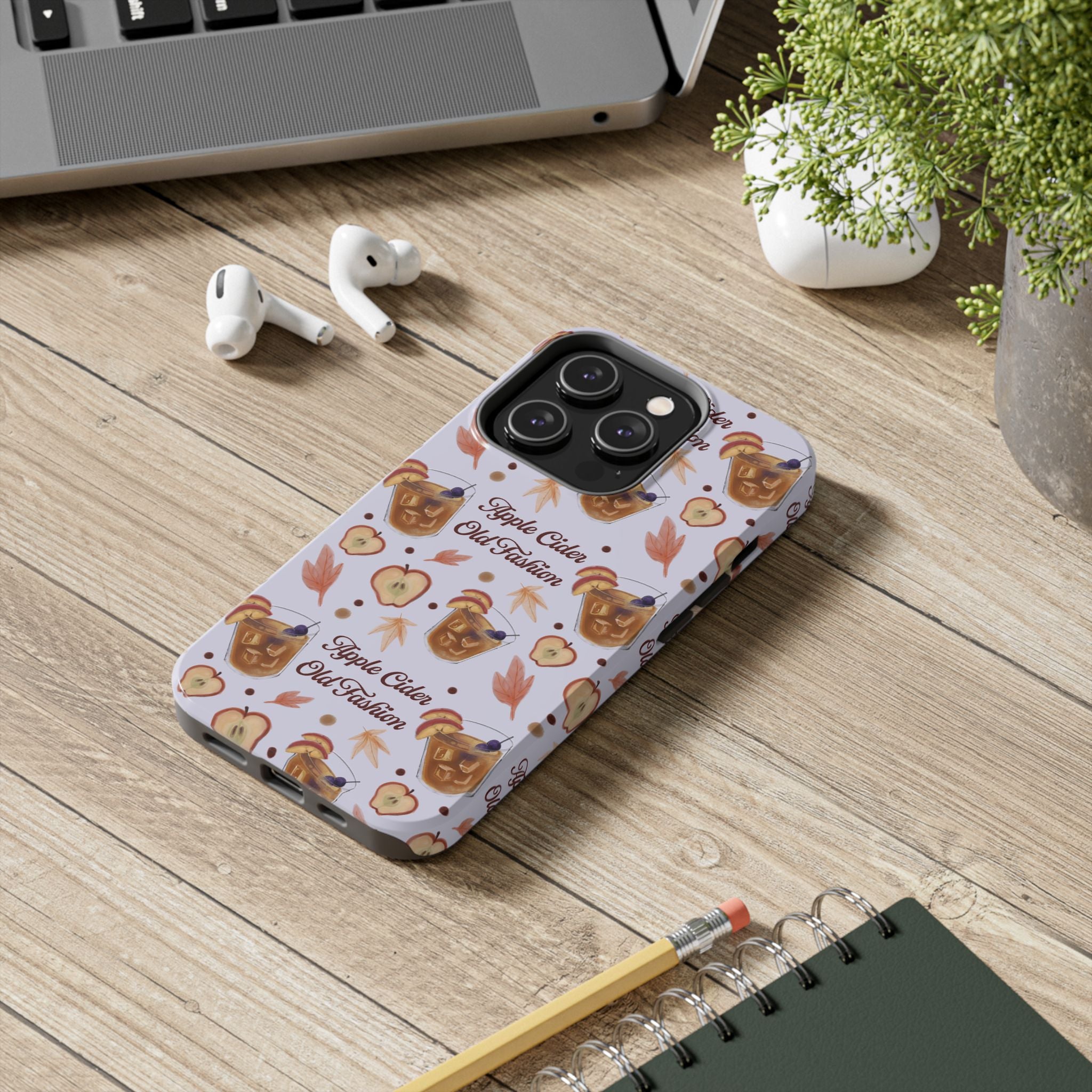 Apple Cider Old Fashioned Tough Phone Case – Light Violet Apple Cider Collection Inspired Design