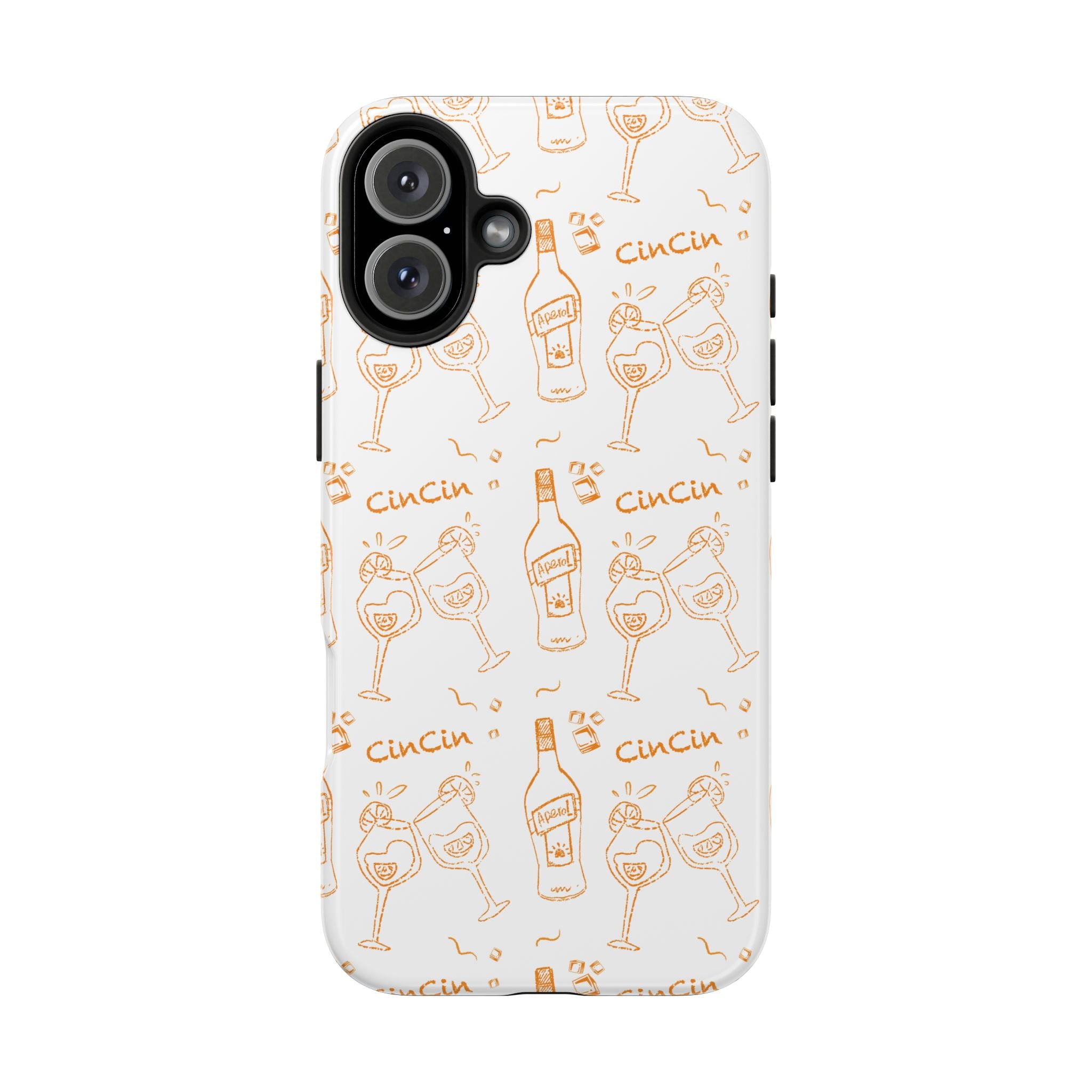 Cin Cin Spritz Tough Phone Case — White Cin Cin Brunch Collection Inspired Design