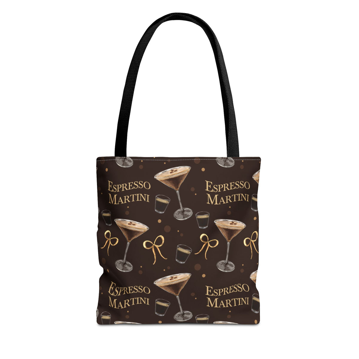 Espresso Martini Tote Bag — Dark Brown Espresso Collection Inspired Design