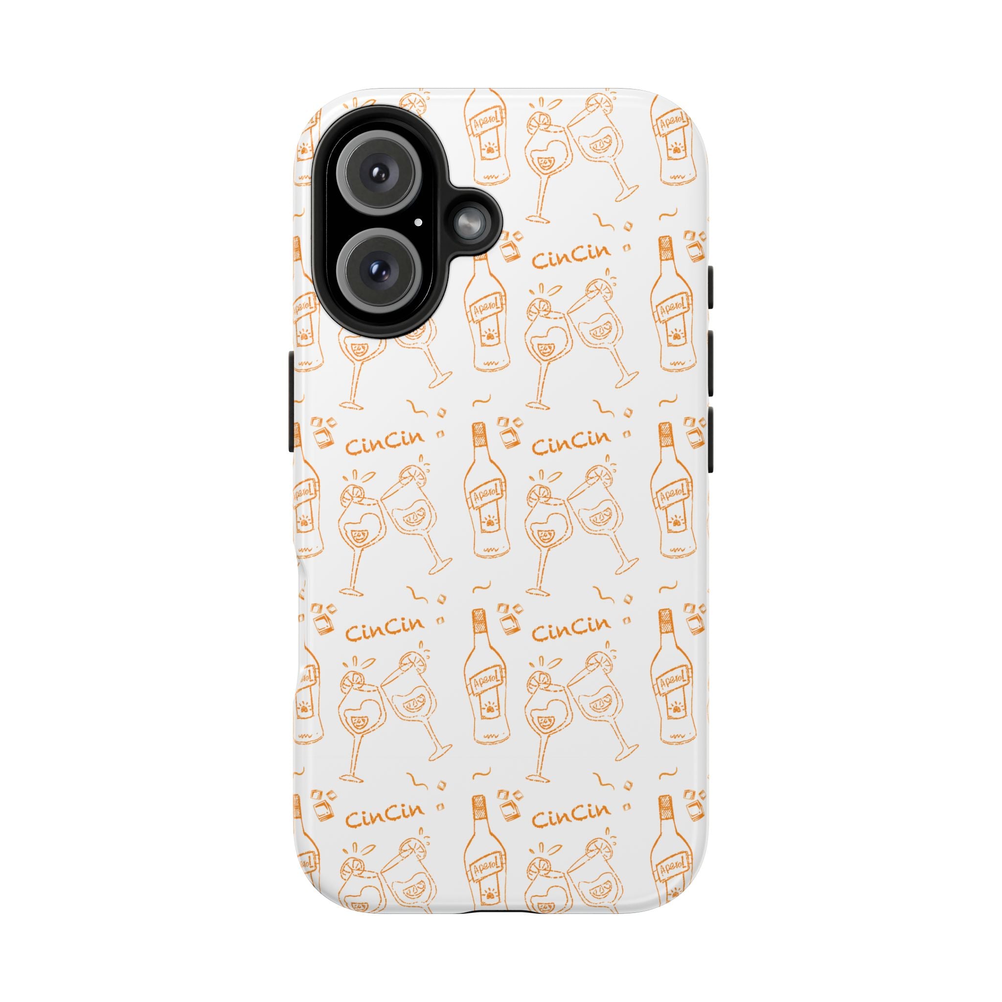 Cin Cin Spritz Tough Phone Case — Citrus Cocktail Pattern