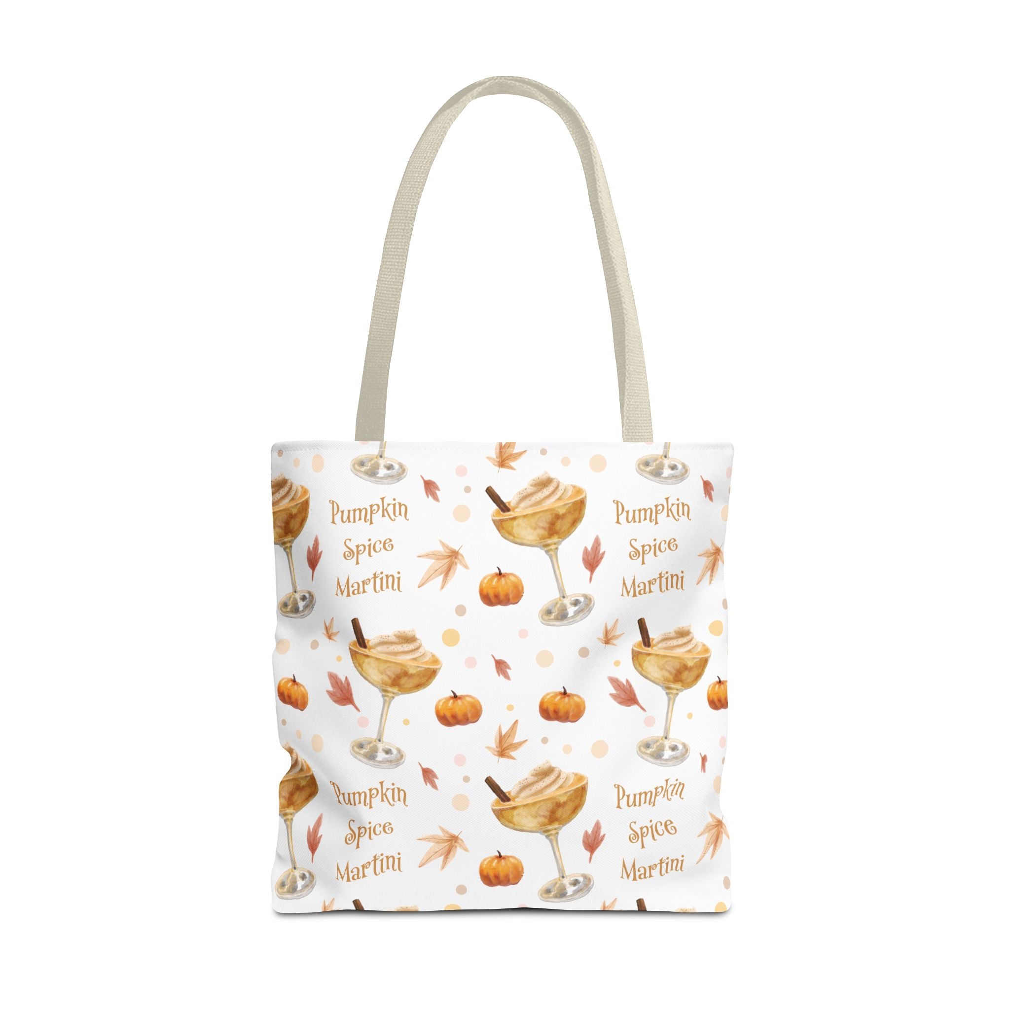 Pumpkin Spice Martini Tote Bag — White Pumpkin Collection Inspired Design