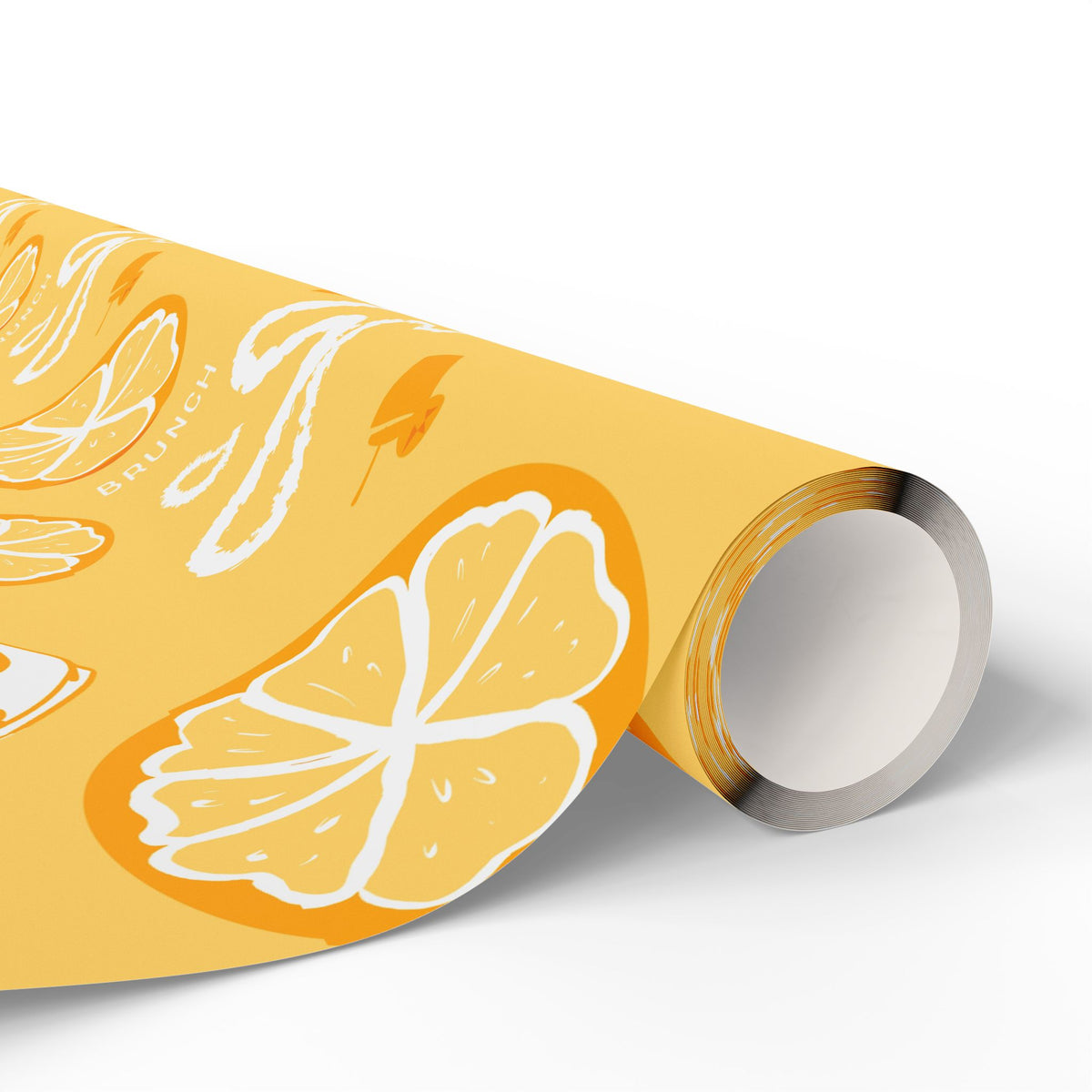 Lemon Fruit Brunch Peel Wrapping Paper Roll — Lemon Brunch Collection Inspired Design