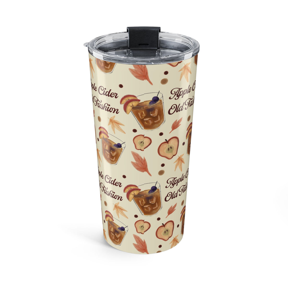 Apple Cider Old Fashioned 20oz Tumbler — Beige Apple Cider Collection Inspired Design