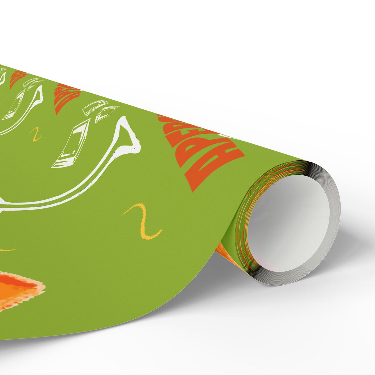 Aperol Spritz Peel Wrapping Paper Roll — Green Spritz Collection Inspired Design