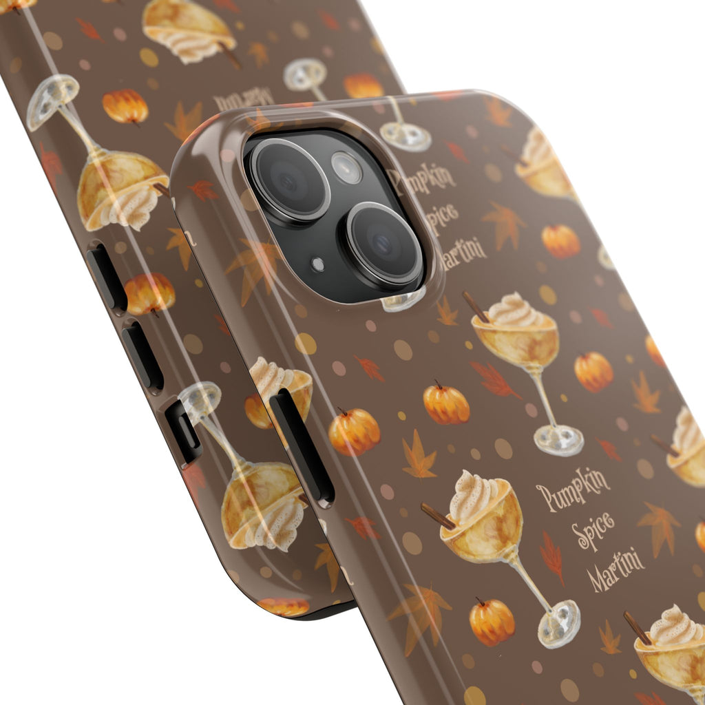 Pumpkin Spice Martini Tough Phone Case — Brown Pumpkin Collection Inspired Design