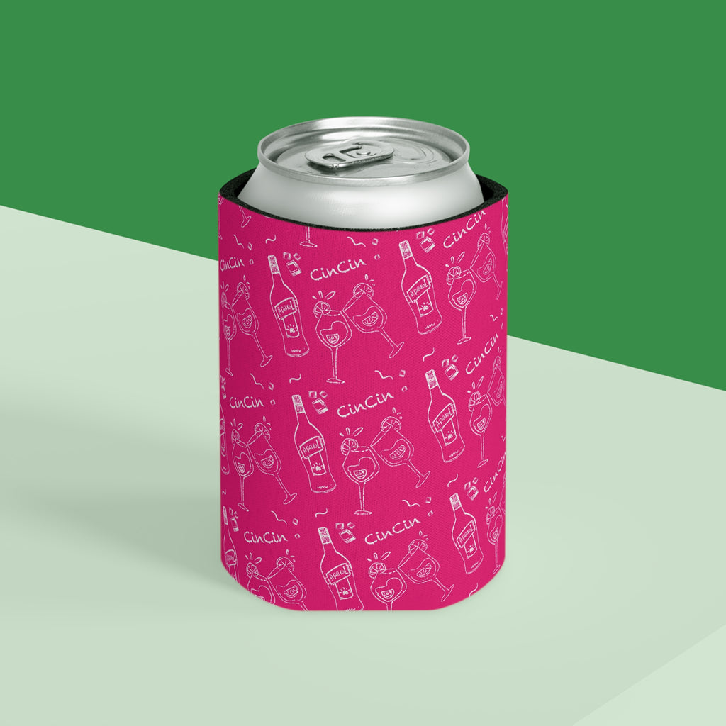 Cin Cin Pink Collection Can Cooler — Pink Aperol Inspired Design