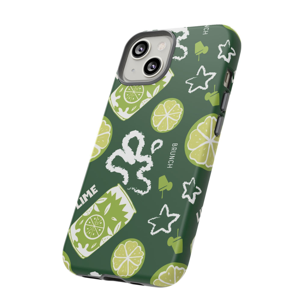 Lime Crush Tough Phone Case – Citrus Summer Vibes