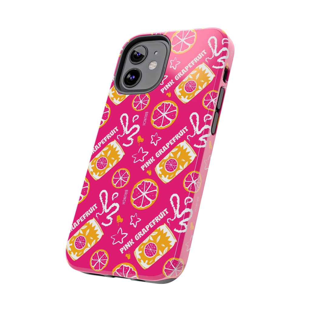 Pink Grapefruit Fruit CollectionTough Phone Case — Pink Aperol Inspired Design