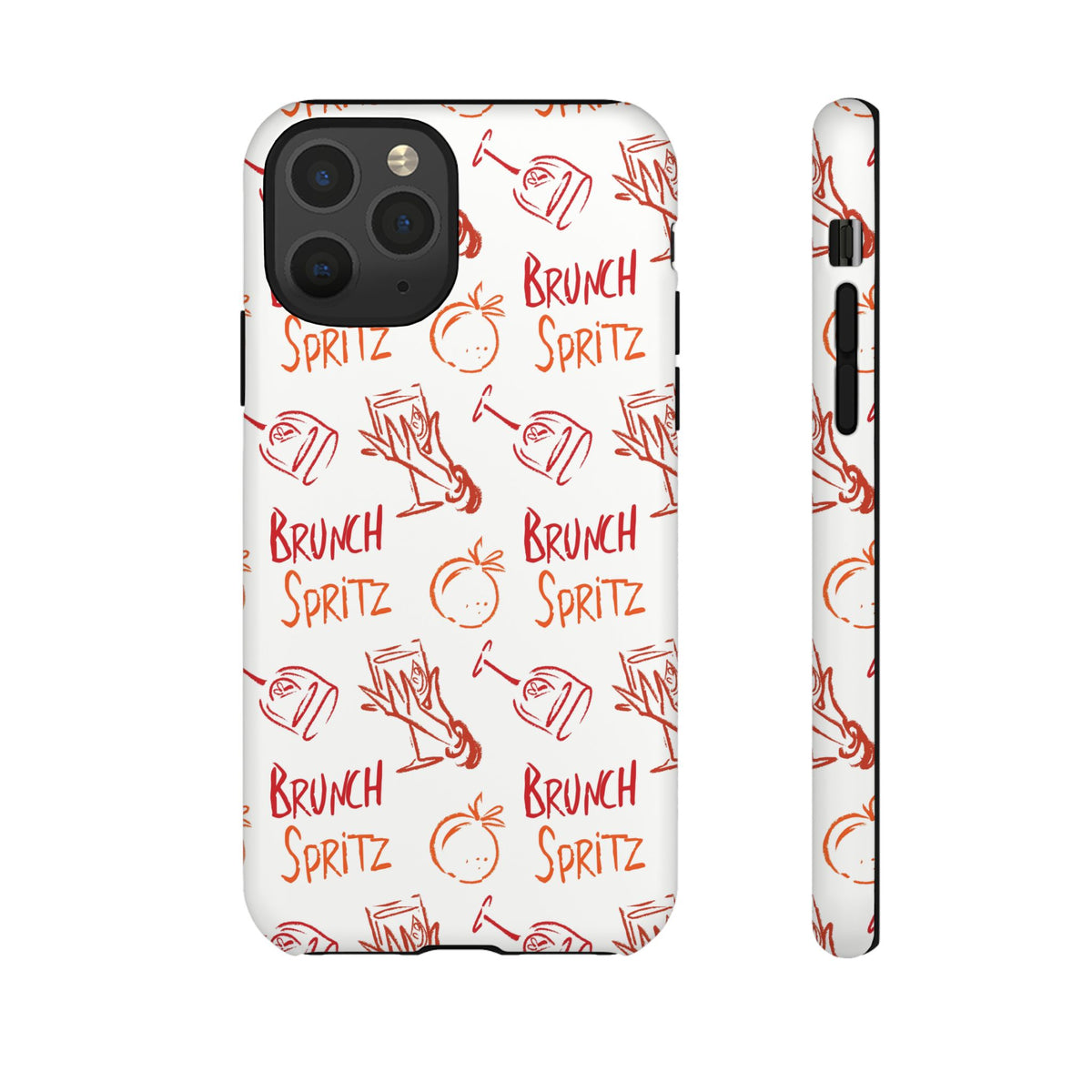 Brunch Spritz Phone Case — Red & Orange Aperol Inspired Design