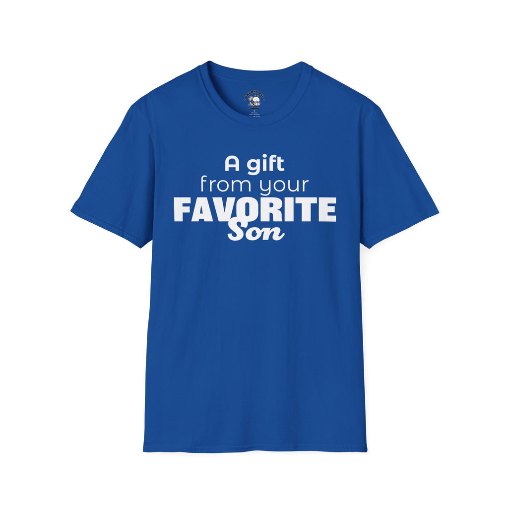 Favorite Son Gift for Mom T-Shirt – Funny Mother’s Day Shirt from Son | Mom Graphic Tee