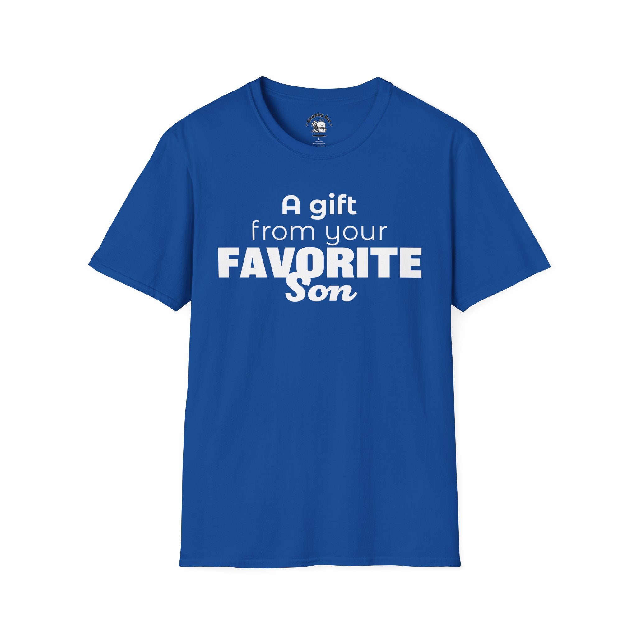 Favorite Son Gift for Mom T-Shirt – Funny Mother’s Day Shirt from Son | Mom Graphic Tee