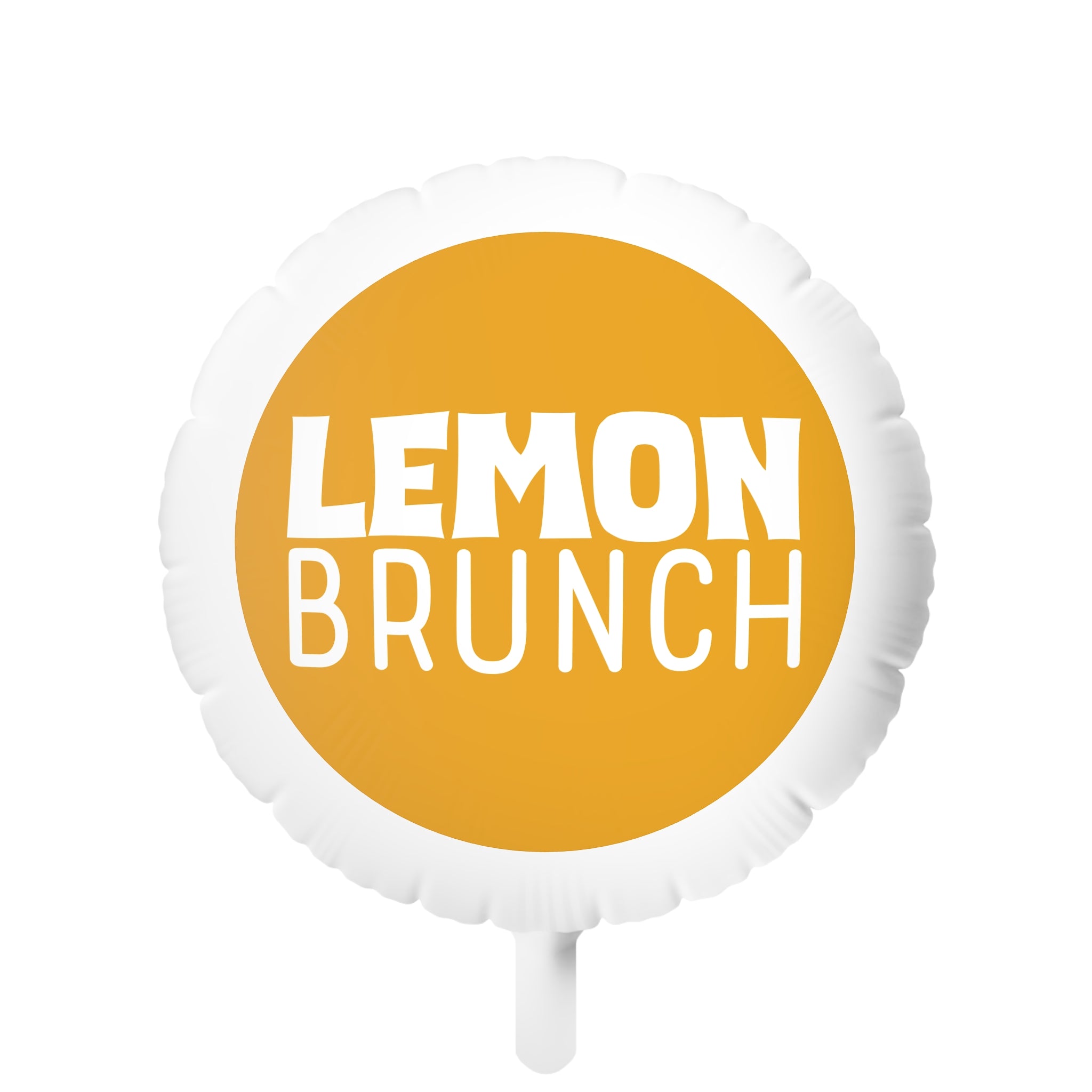 Lemon Brunch Mylar Balloon — Citrus Party Decor