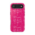 Cin Cin Spritz Tough Phone Case — Magenta Citrus Cocktail Pattern