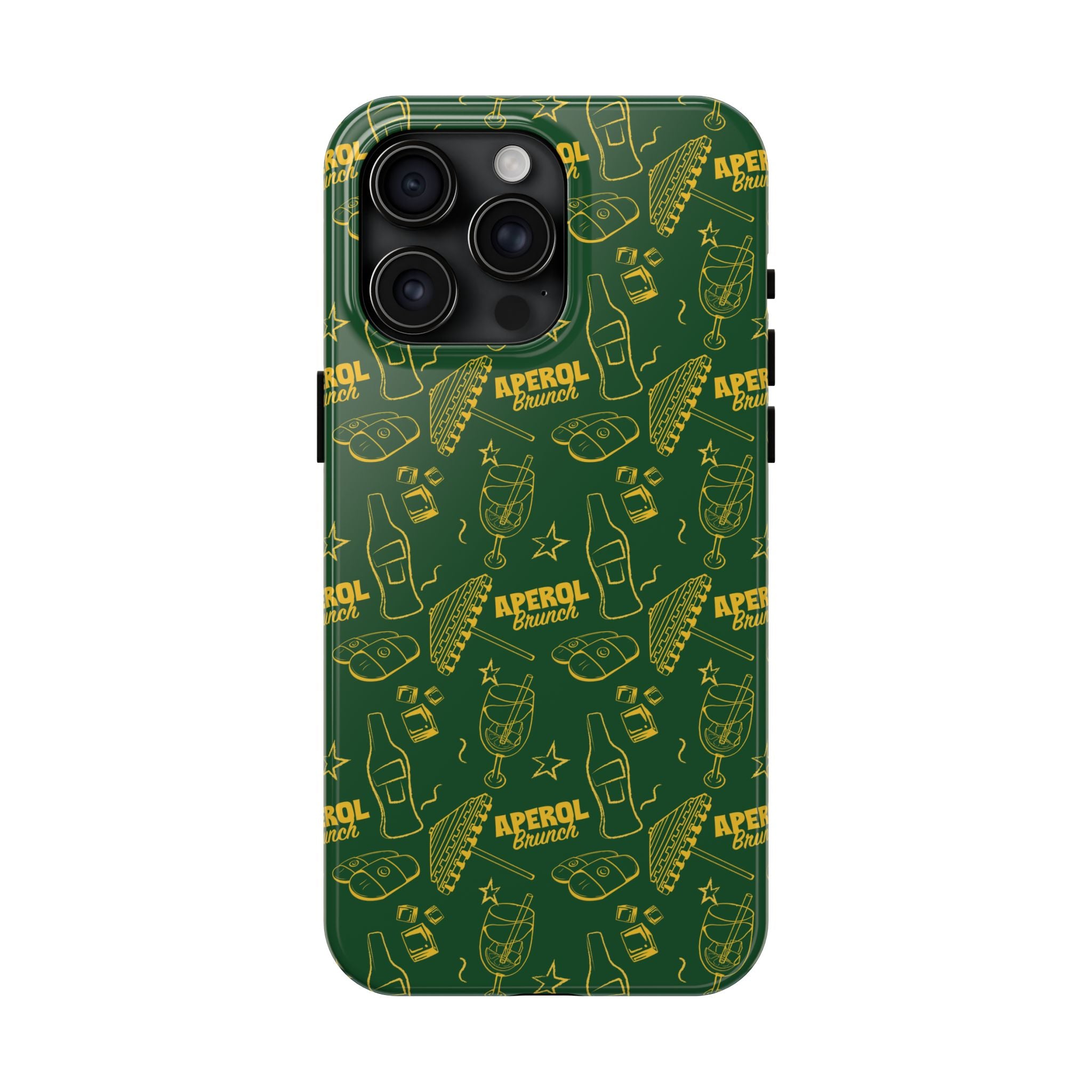 Aperol Brunch Tough Phone Case — Citrus Cocktail Protective Cover