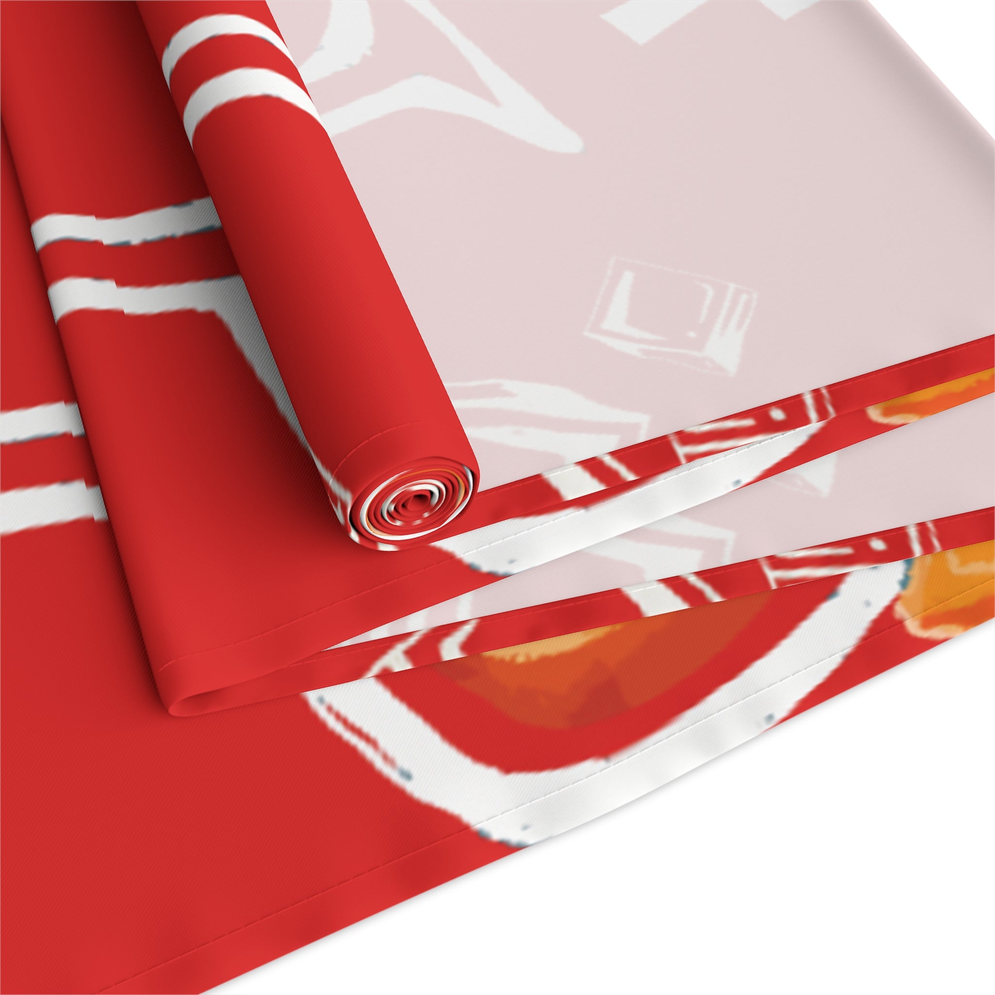 Aperol Spritz Table Runner — Aperol Red Collection Inspired Design