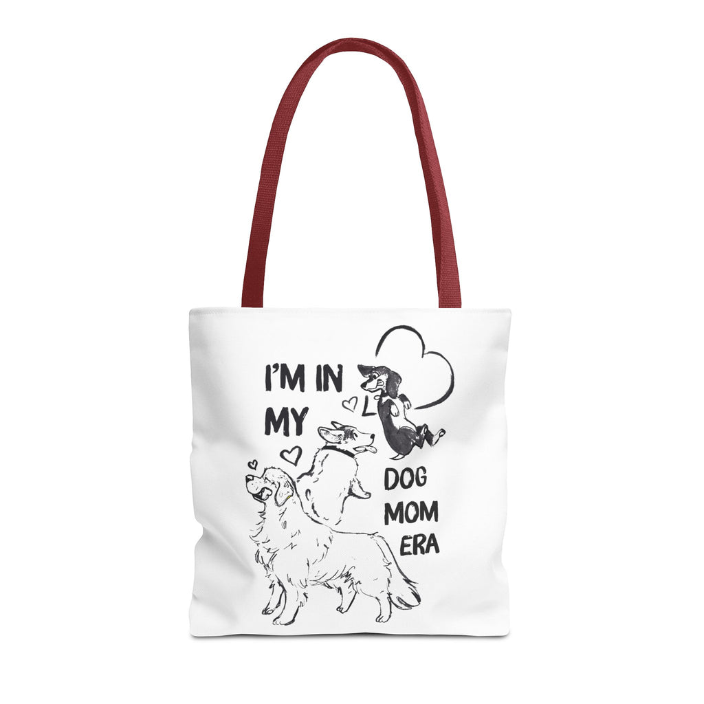 Dog Mom Era Tote Bag – Cute Puppy Tote for Dog Mom | Dog Lover Gift