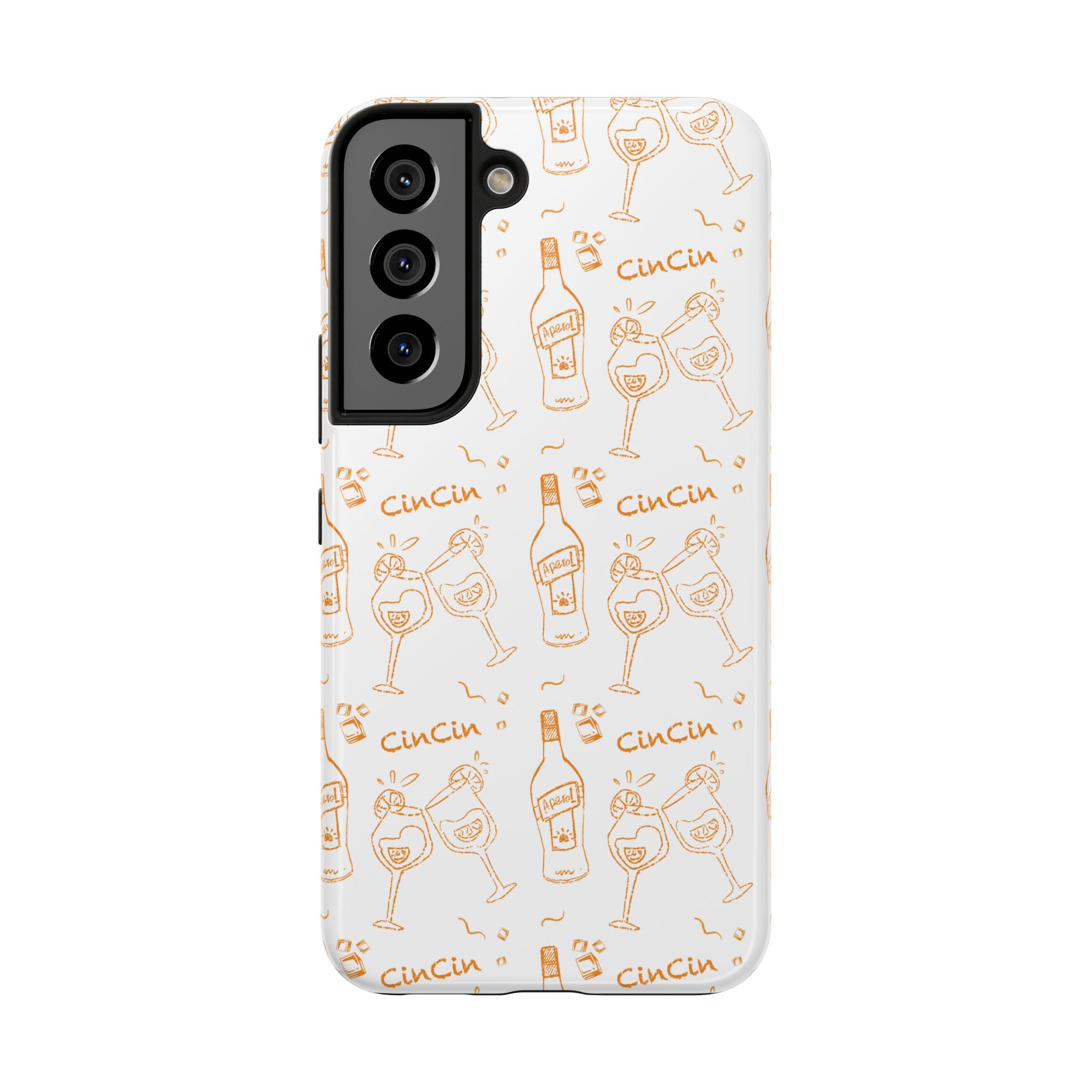 Cin Cin Spritz Tough Phone Case — White Cin Cin Brunch Collection Inspired Design