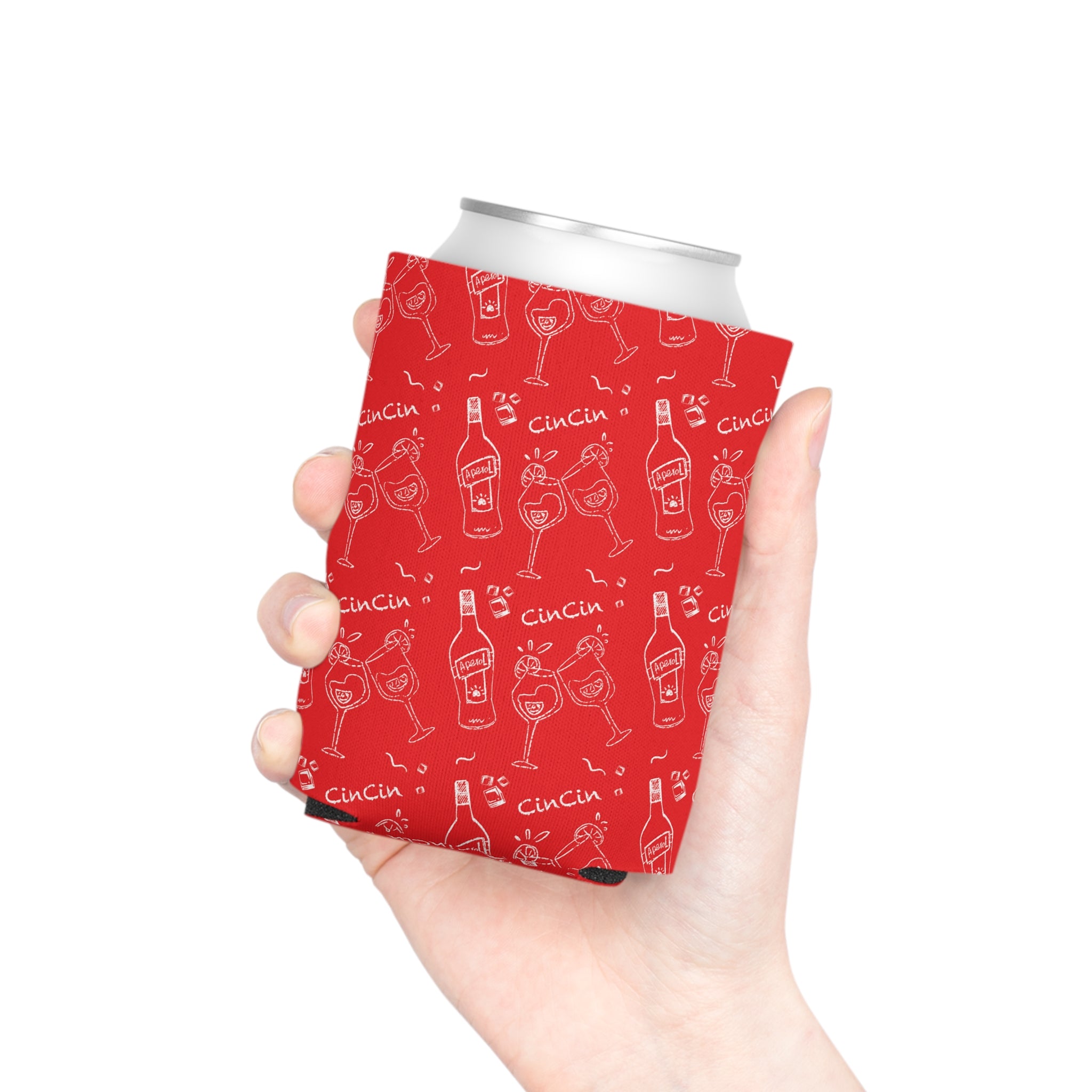 Cin Cin Red Collection Can Cooler – Red Aperol Inspired Design