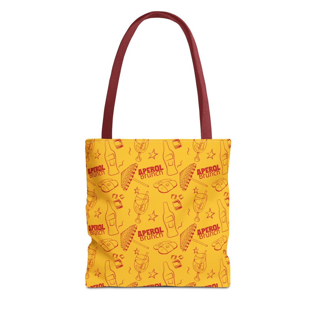 Aperol Spritz Tote Bag – Yellow & Red Aperol Inpired Design