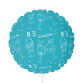 Cin Cin 11" Round Balloon — Turquoise Cin Cin Brunch Collection Inspired Design