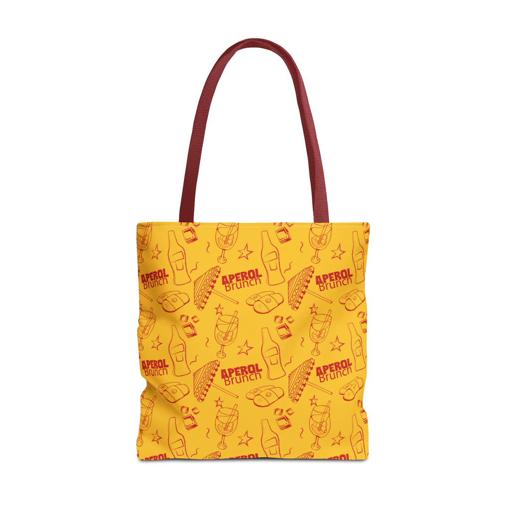 Aperol Spritz Tote Bag – Yellow & Red Aperol Inpired Design