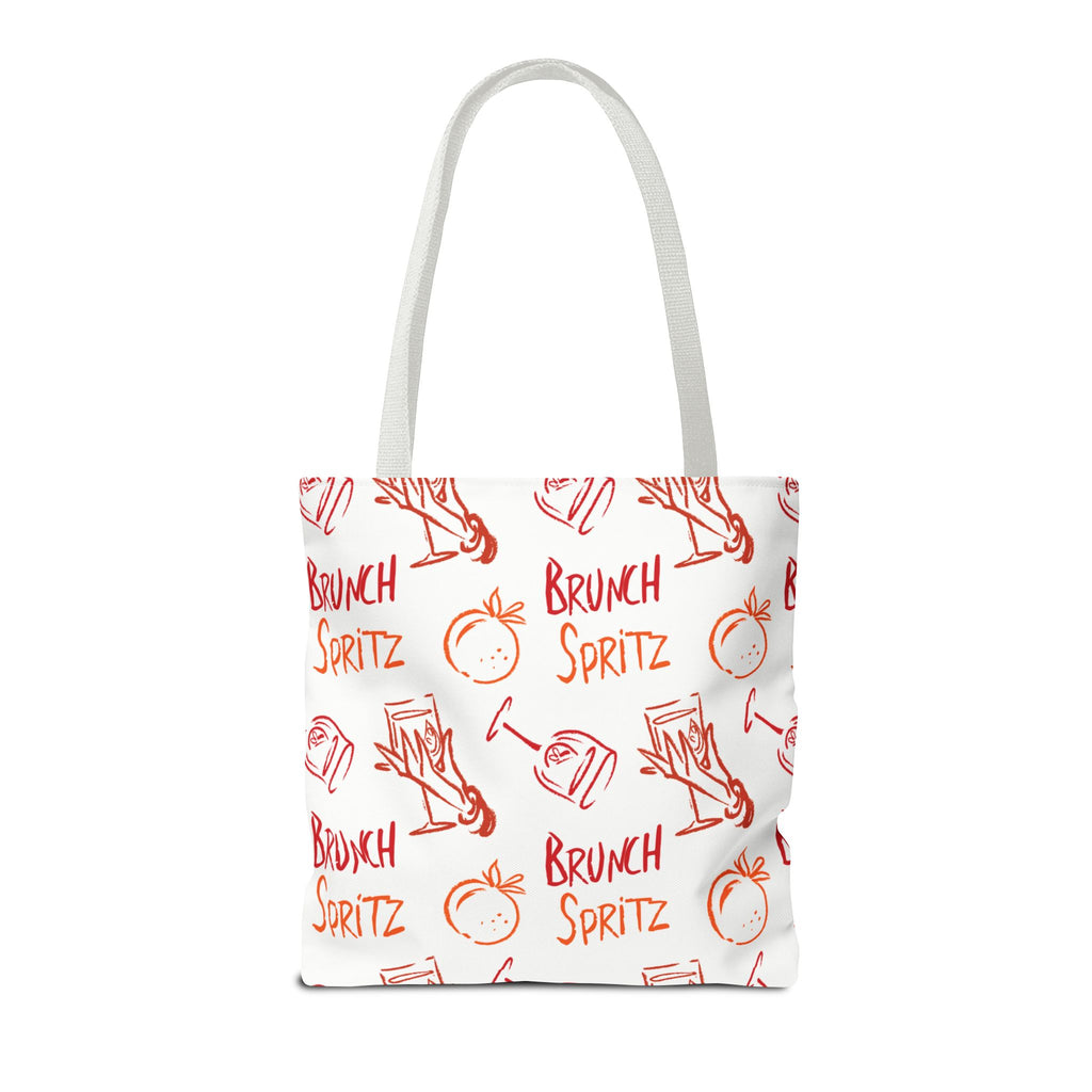 Brunch Spritz Pattern Tote Bag - Citrus All-Over Print