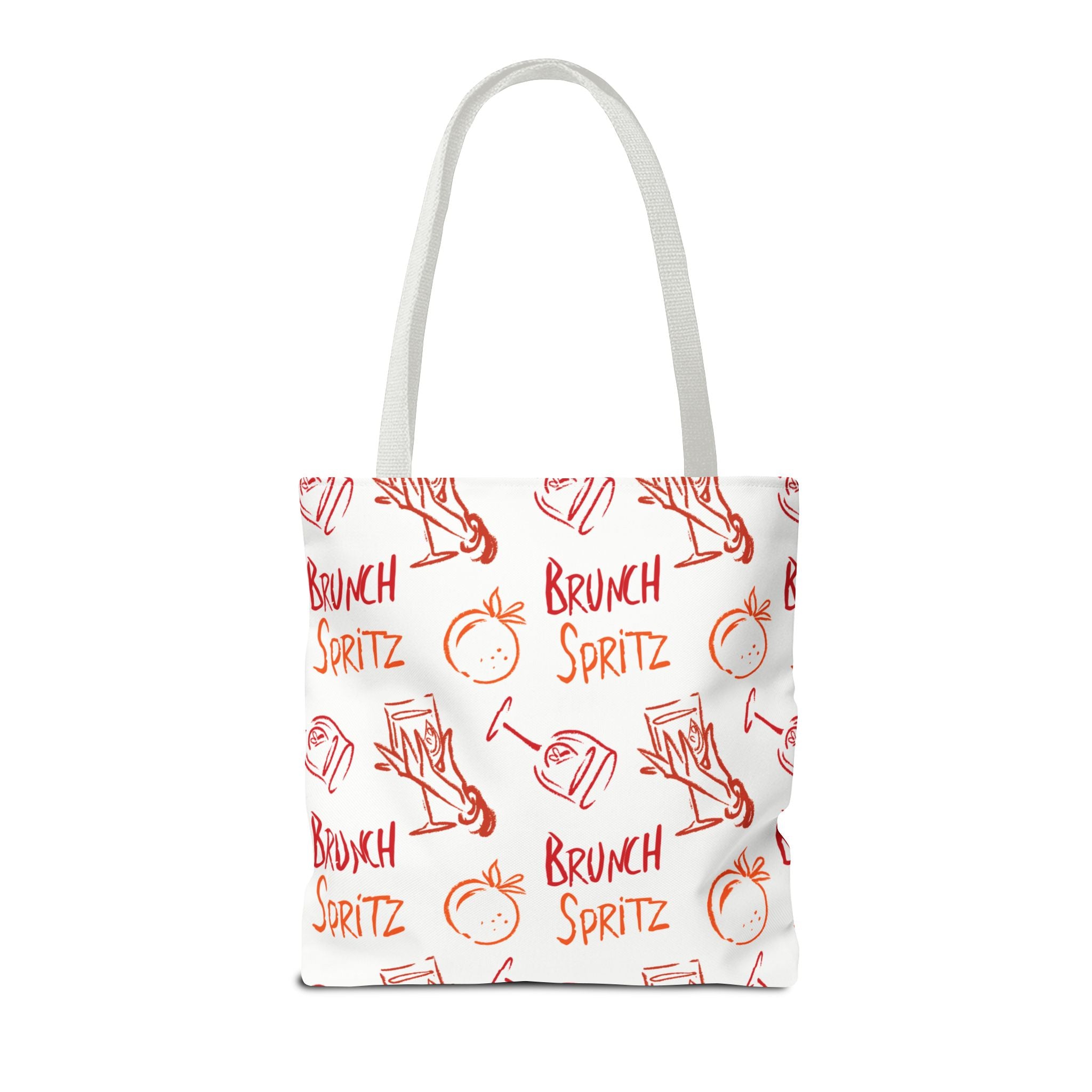 Brunch Spritz Pattern Tote Bag - Citrus All-Over Print