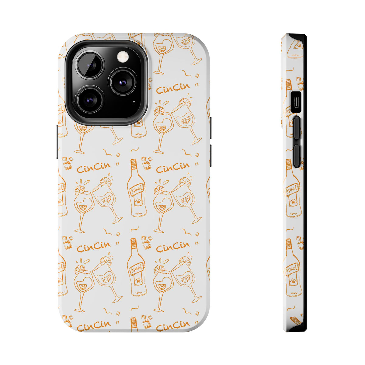 Cin Cin Spritz Tough Phone Case — White Cin Cin Brunch Collection Inspired Design